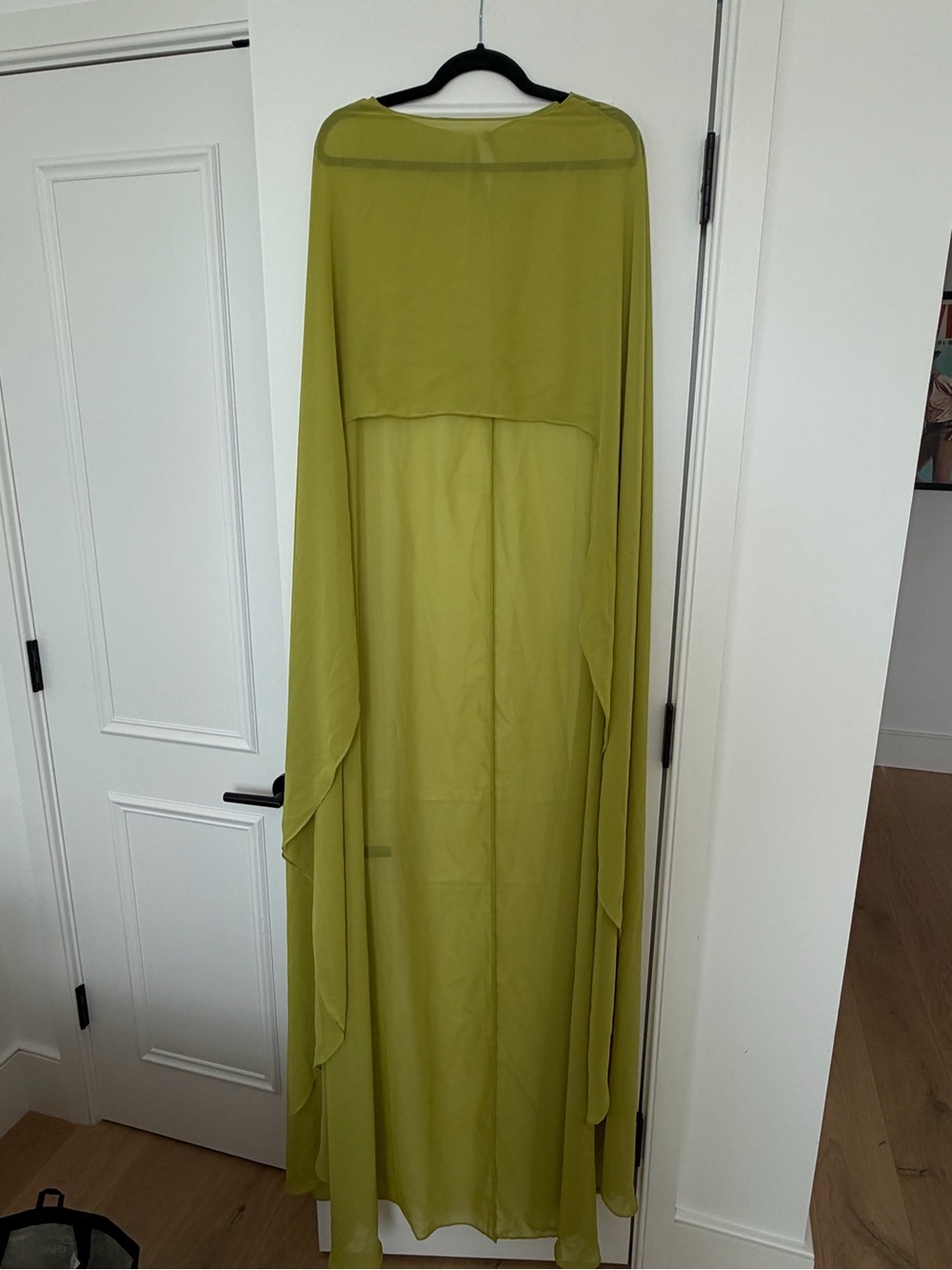 Custom Chartreuse Cape